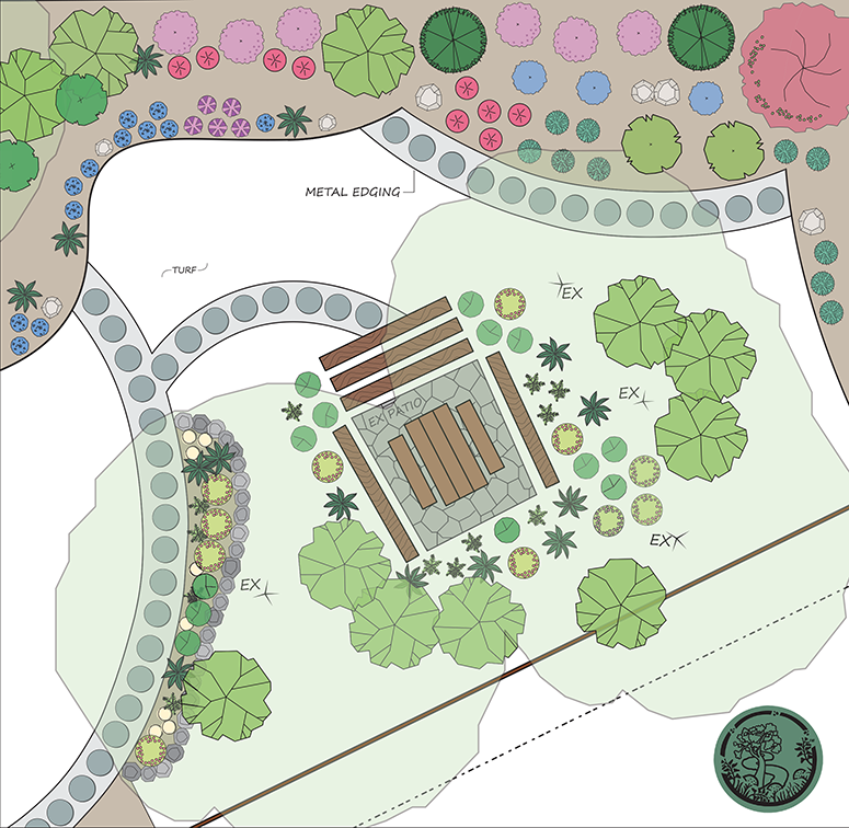 CALMING-LABYRINTH-WOODLAND-PATIO